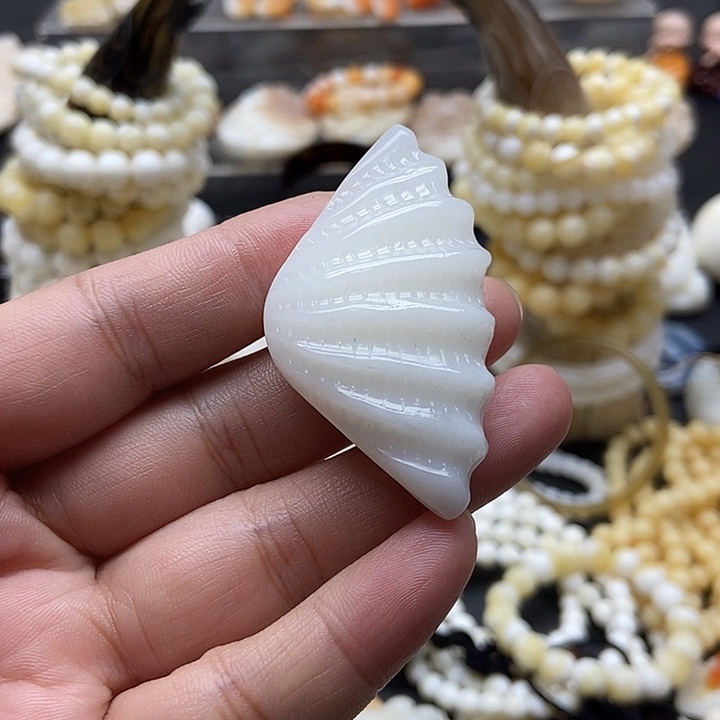 贝壳手串/手链贝雅轩工艺品玉化贝壳