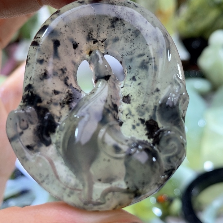 岫玉岫玉吊坠未镶嵌