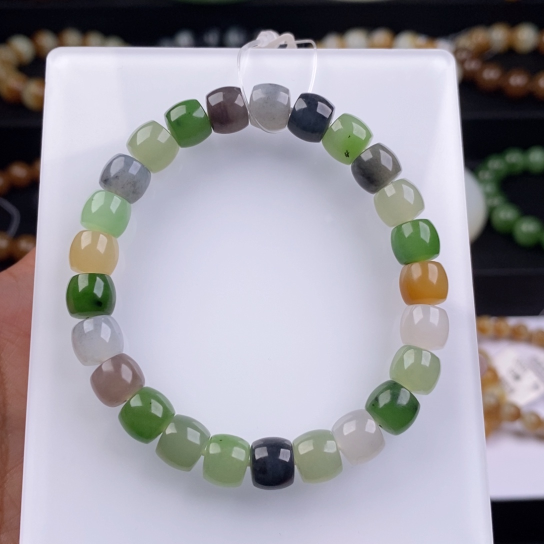 和田玉手串未镶嵌