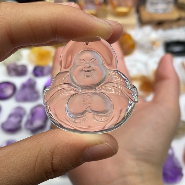 水晶颈饰未镶嵌定制