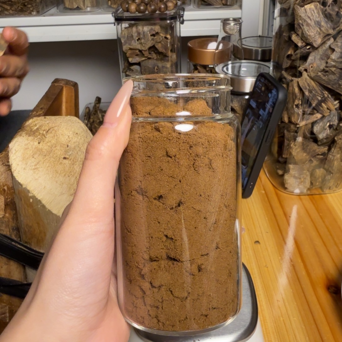 沉香白奇沉水粉80克