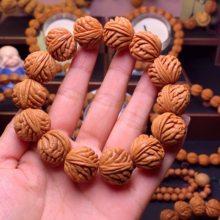 桃核手串黑**子桃核手串