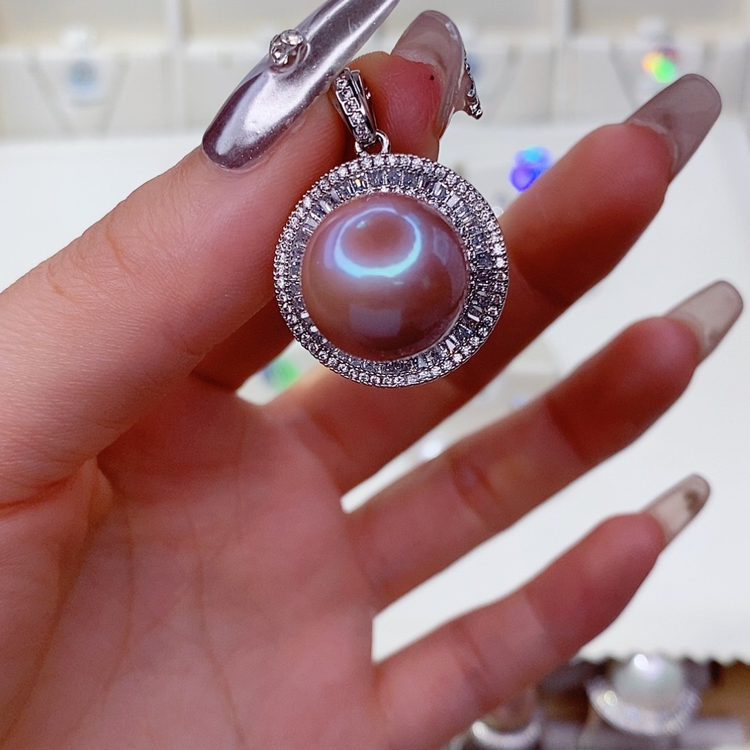 淡水珍珠吊坠(赠链)未镶嵌14➕