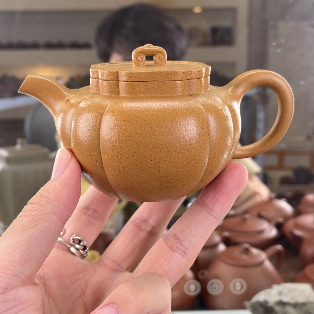 茶壶紫砂170cc黄金段茶壶