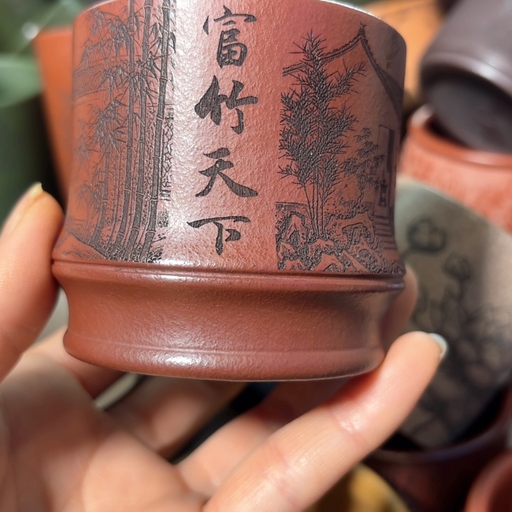 紫砂茶杯紫砂杯放福利啦啦