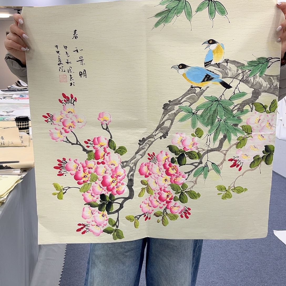 国画纯手绘字画作品