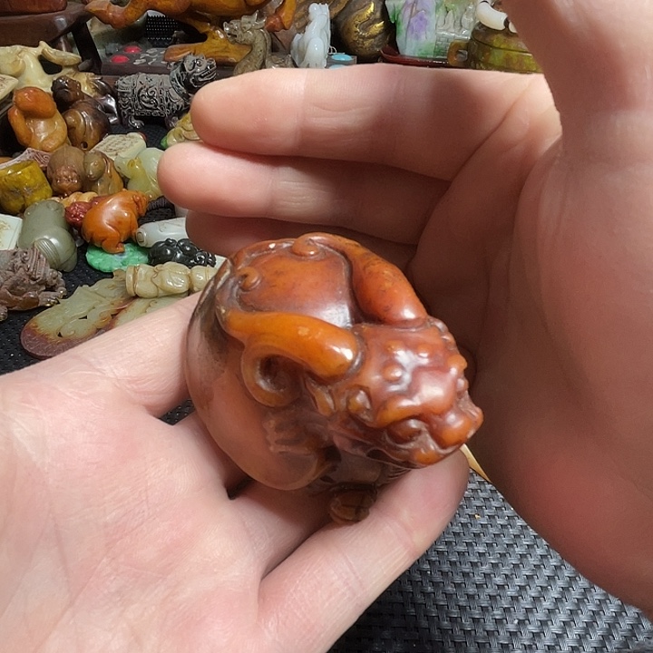 滴血莲花菩提把件