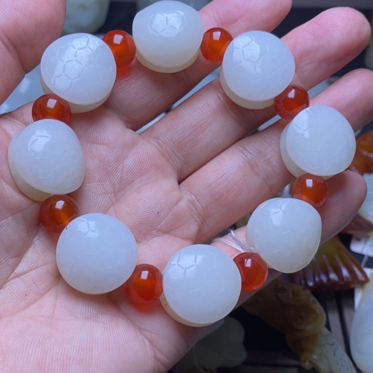 【闪购商品】和田玉（糖玉）颈饰未镶嵌小*宗