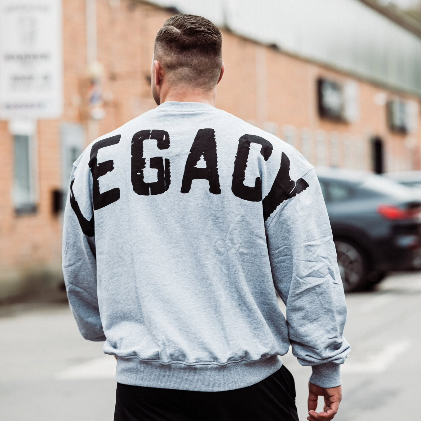 原版BB新款传奇卫衣美式休闲冬季上衣秋冬冬天套头圆领毛圈棉长袖