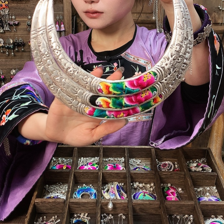 花岗石铁合金项链