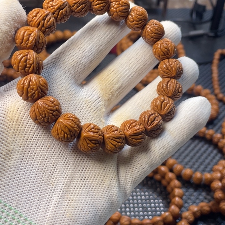 桃木秦岭野生龙纹桃核