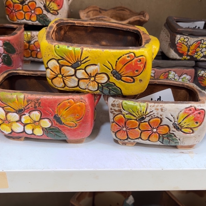 紫砂花盆粗陶材质多肉花盆