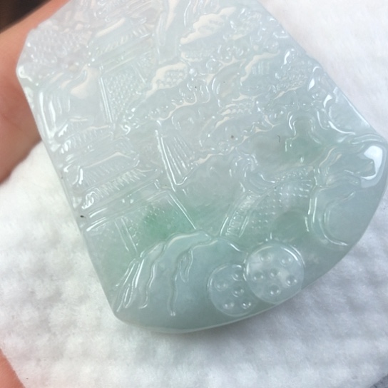 翡翠未镶嵌颈饰缅甸A货，每天下午1点半开播