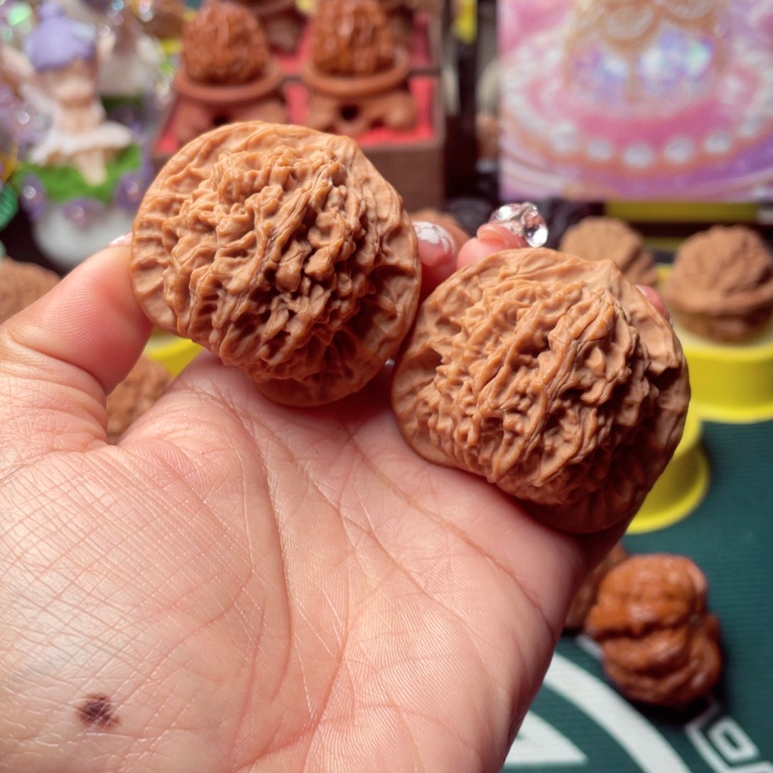 【闪购商品】文玩核桃把件丨***丨盘龙纹46