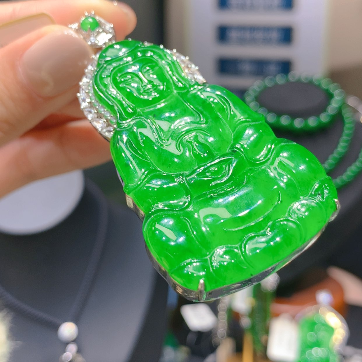 【闪购商品】颈饰未镶嵌翡翠4柒姐