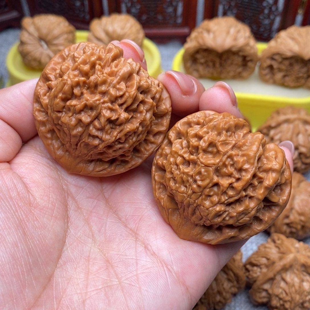 文玩核桃把件官帽46