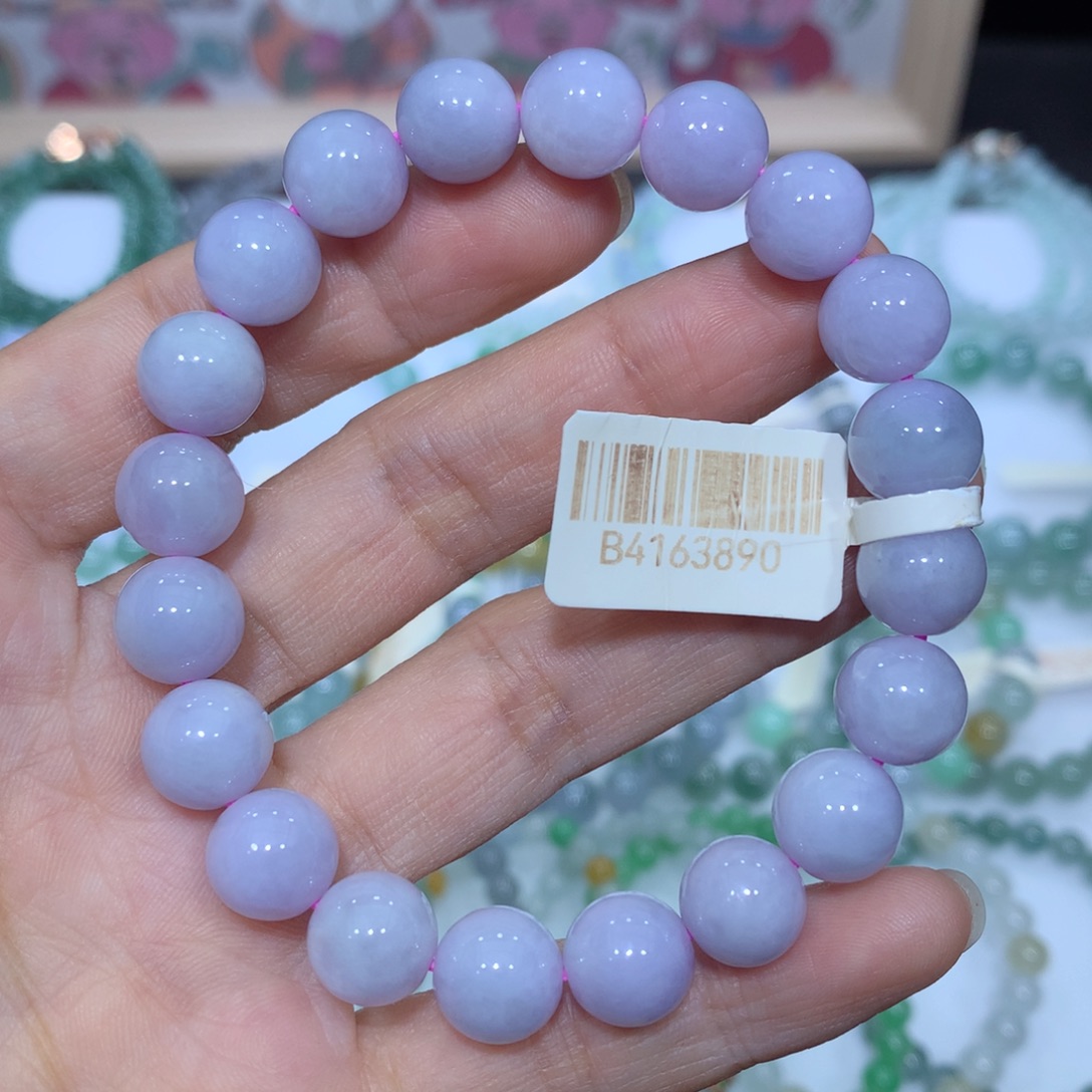 翡翠未镶嵌手链天然