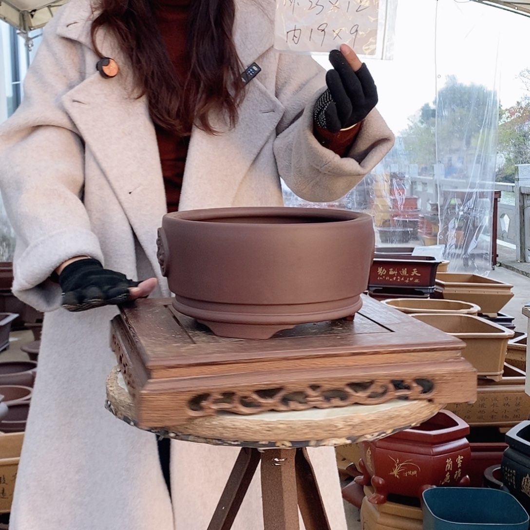 紫砂花盆紫砂花盆