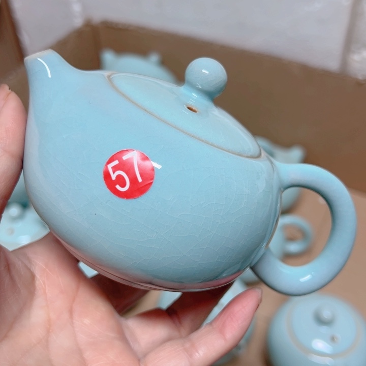 杯汝瓷原产地生产瑕品