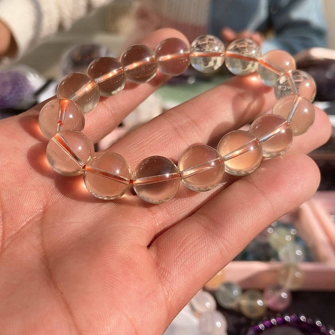 水晶手链未镶嵌悦*酱默认微瑕