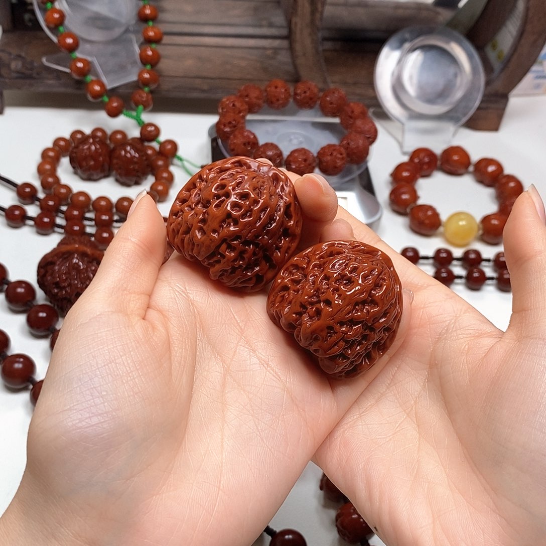 橄榄核手串一***森核桃核桃