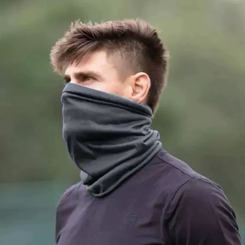 冬季pc摇粒绒加长围脖纯色保暖