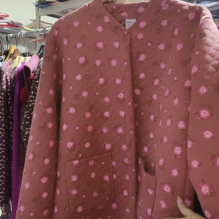 棉纯棉开衫套装135斤宽松