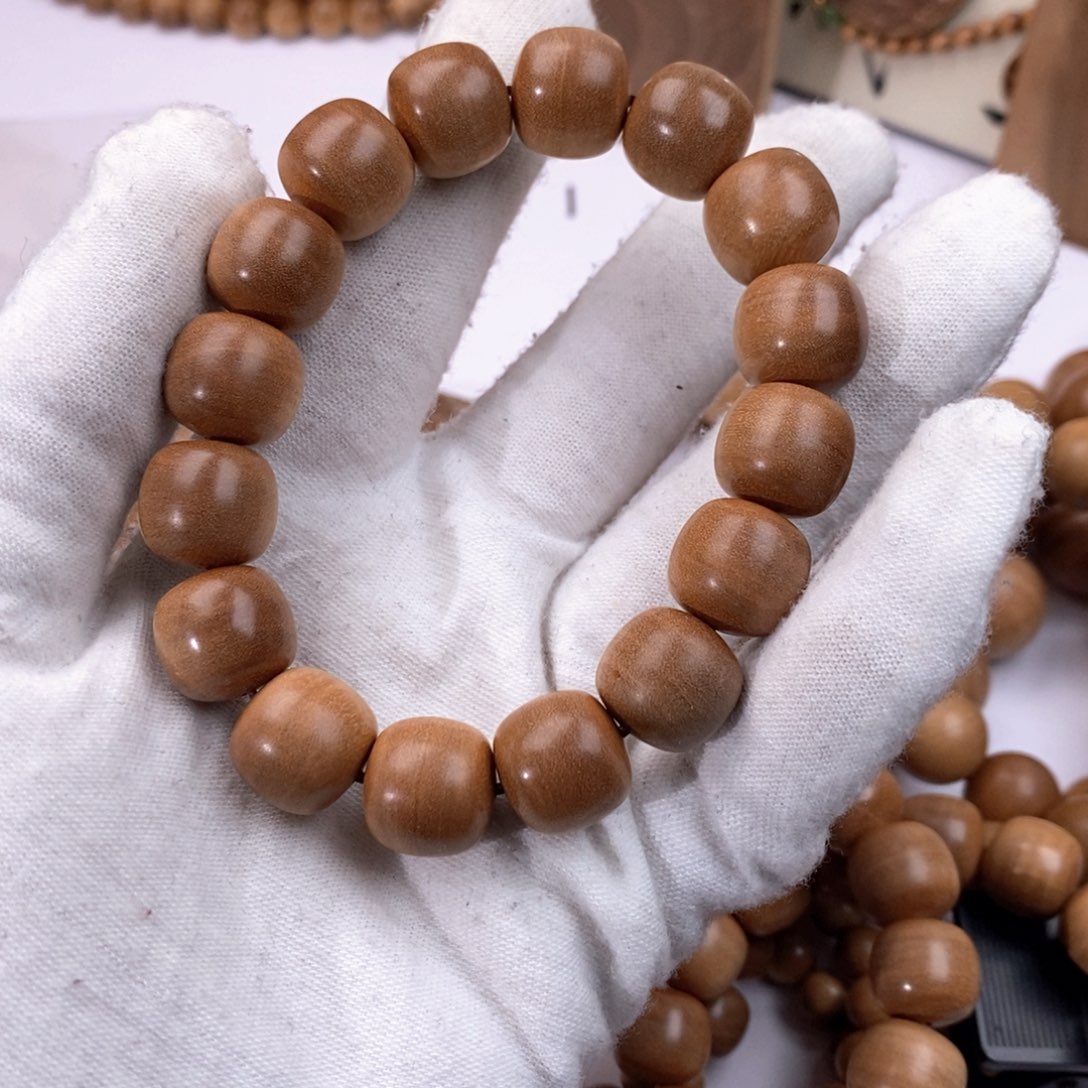 檀香木手串/手链横纹黑肉老料13*14年前清仓特价