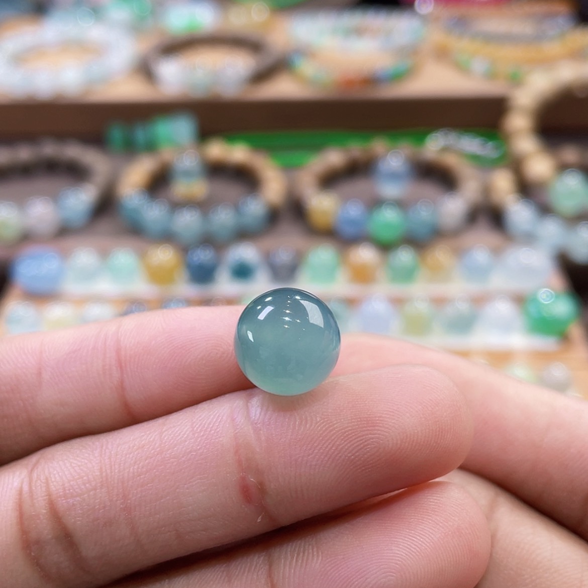 【闪购商品】翡翠颈饰未镶嵌蓝绿