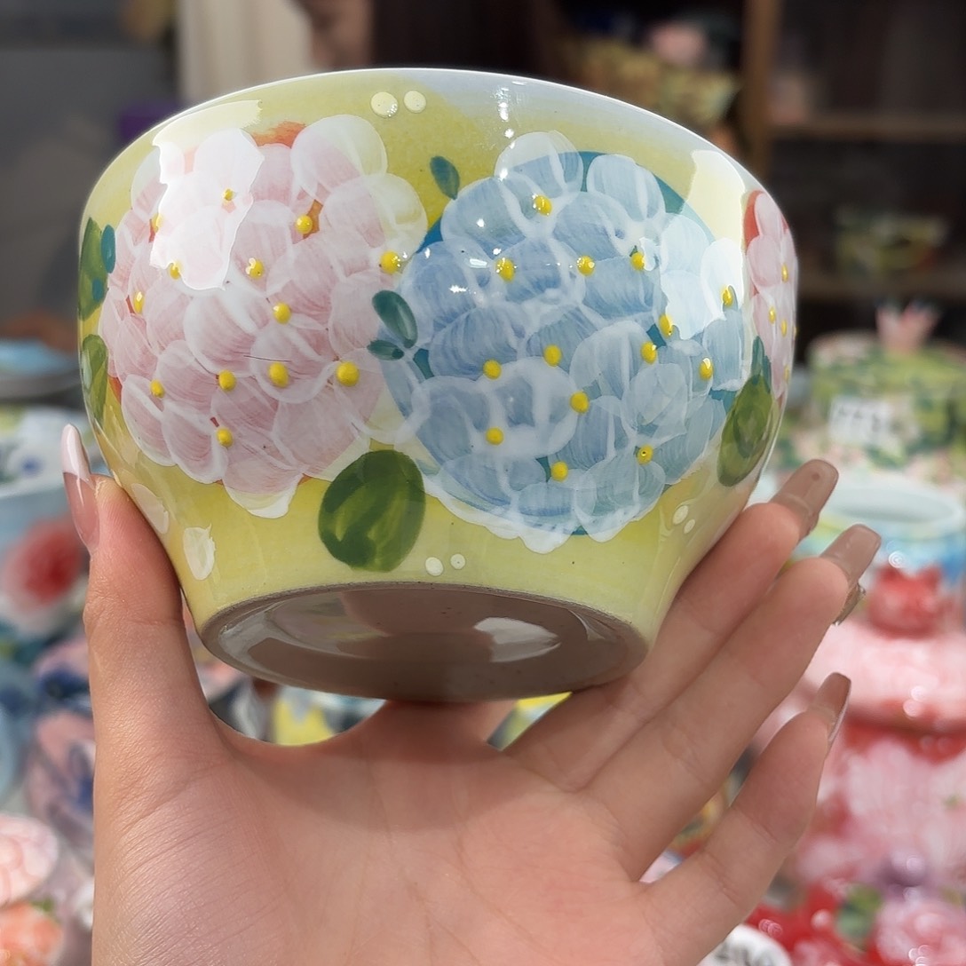 瓷片景德镇手绘高温釉下彩陶瓷茶具