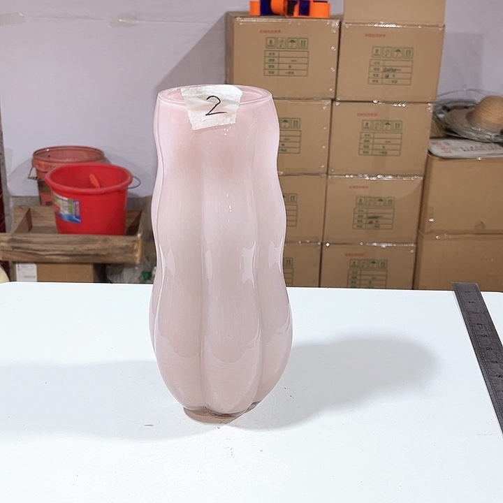 玻璃2一级原色高25口8玻璃花瓶嘎嘎好看