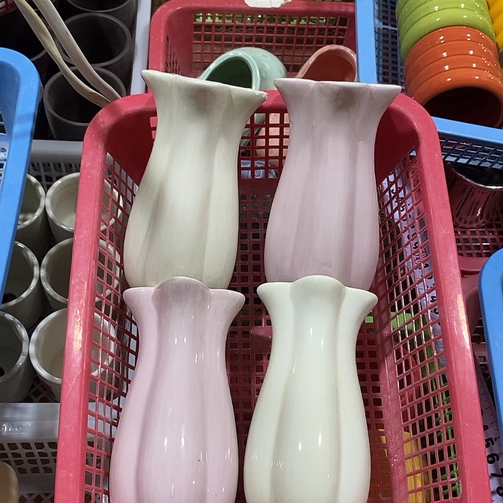 陶盆有孔 瑕疵针孔漏釉介意勿拍 口7高13