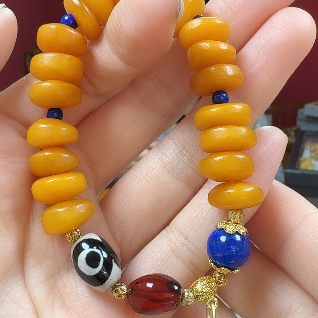 蜜蜡未镶嵌手链手串