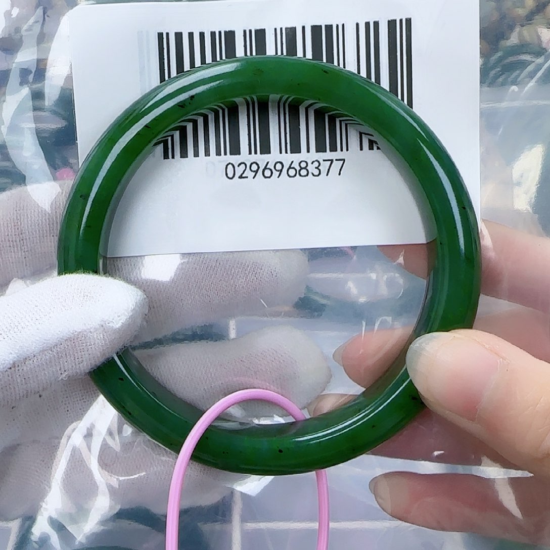 和田玉（碧玉）手镯未镶嵌64