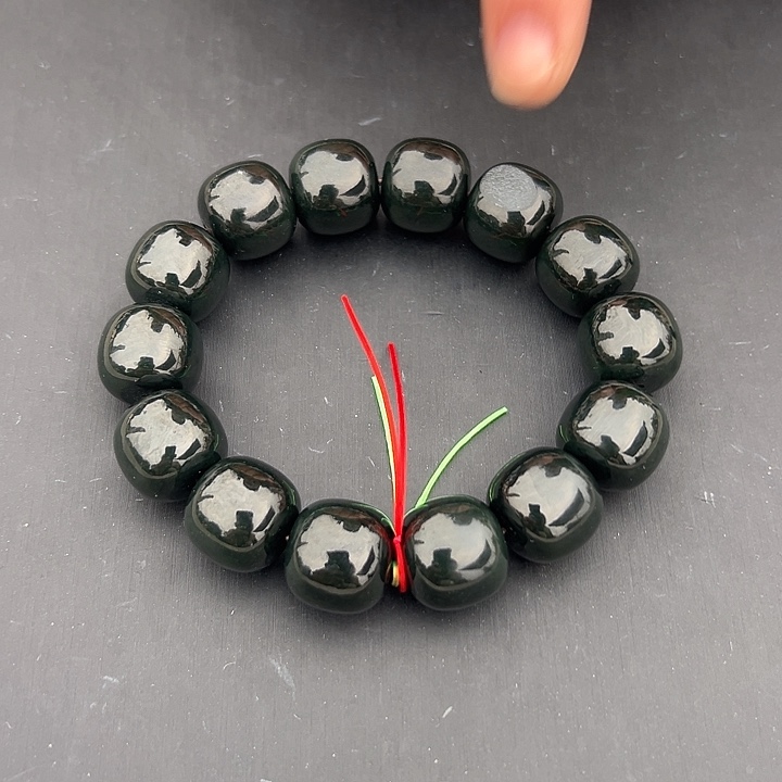 未镶嵌手串和田玉卡16