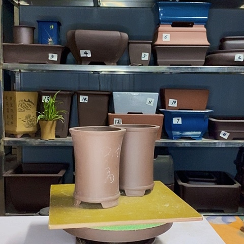 红陶宜兴紫砂花盆