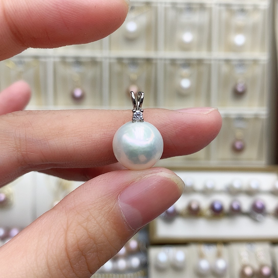 淡水珍珠颈饰合金