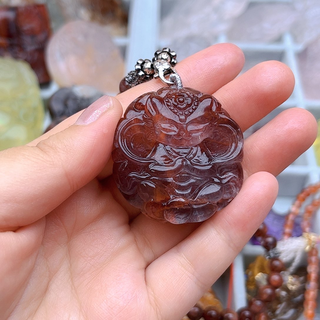 水晶吊坠(不含链)未镶嵌