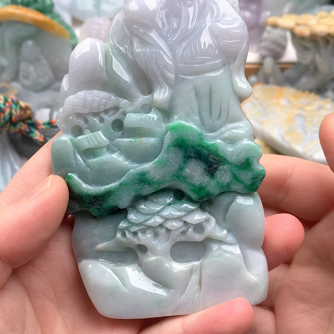 吊坠(不含链)未镶嵌翡翠
