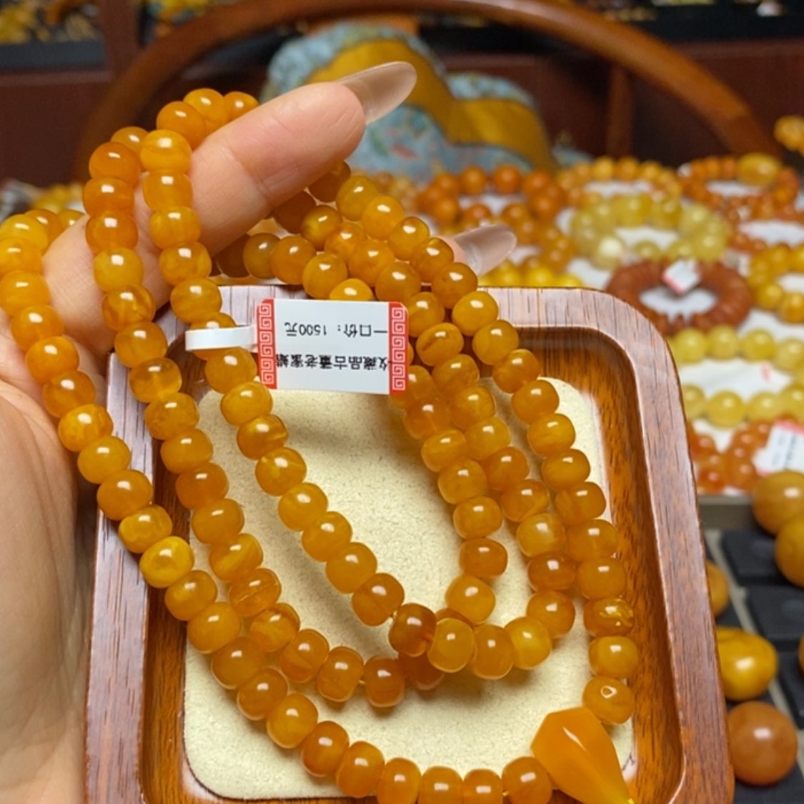 【闪购商品】蜜蜡手链未镶嵌手串