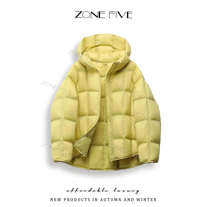 【连帽款】云朵泡芙短款羽绒服女新款连帽面包服冬高品质大码