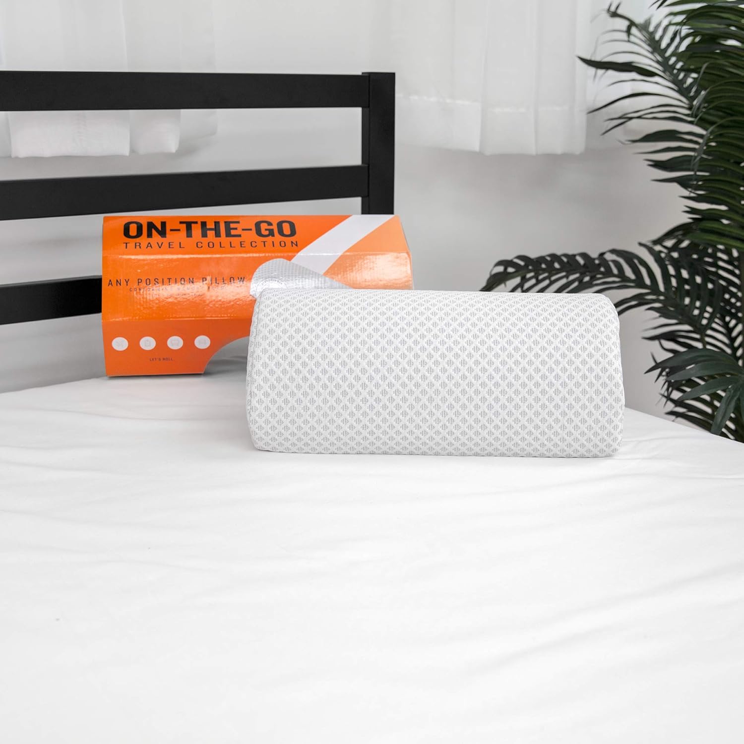 欧美单家用记忆海绵枕头半圆柱枕 便携式冷感记忆棉枕