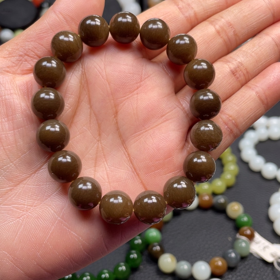 和田玉未镶嵌手链