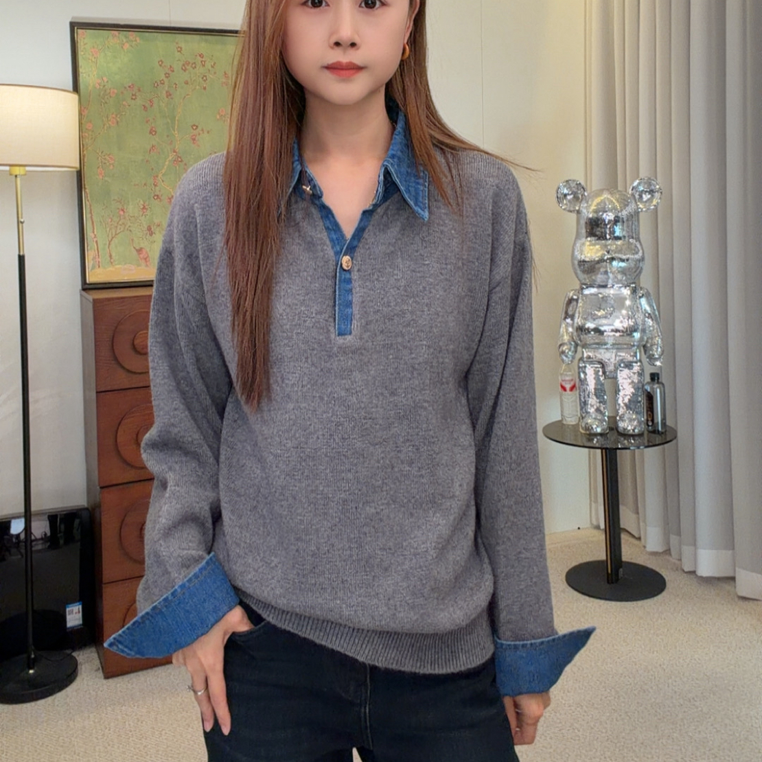 “瑞秋毛衣”2025新款秋款职场不费力百搭上衣