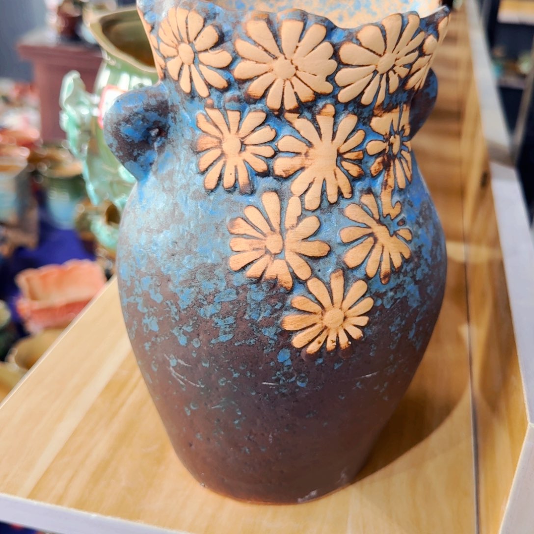 紫砂花盆粗陶盆醋