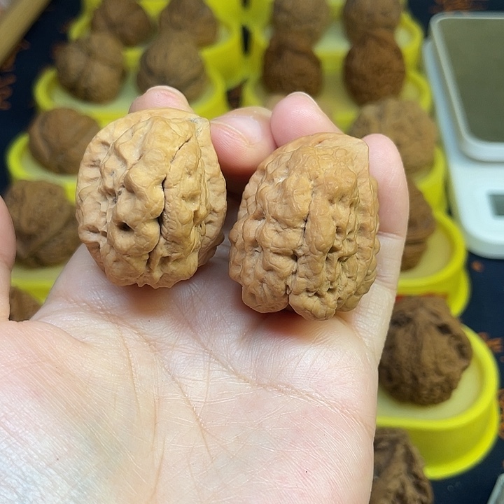 文玩核桃把件38、异型山羊王37