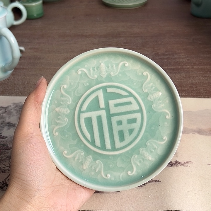 小米茶器龙泉青瓷