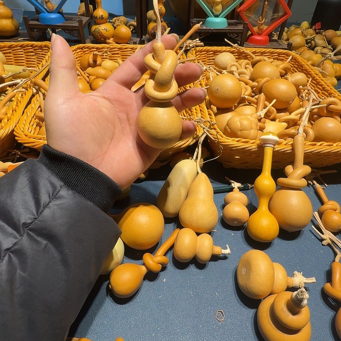 天***部葫芦的造型非常别致