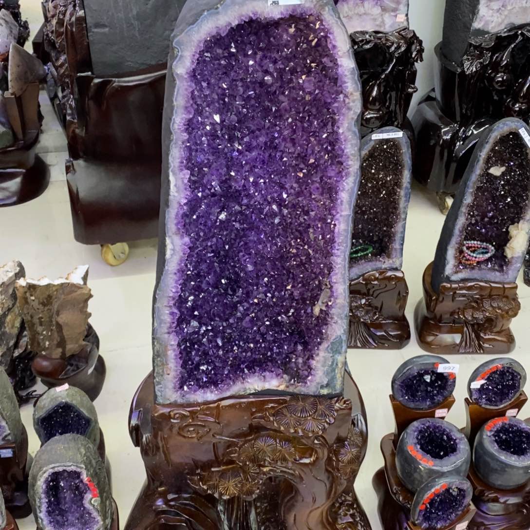 水晶摆件婷未镶嵌