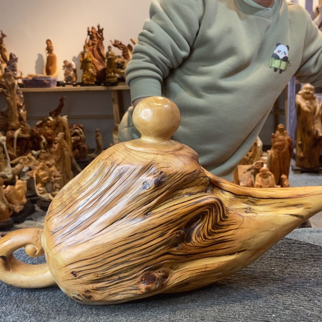 柏木（崖柏）太行崖柏根雕摆件